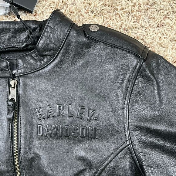 Harley-Davidson® Women's H-D Flex Layering Leather Jacket Outer Layer, Size XL - Picture 8 of 16